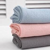 미래천 대폭 피그먼트 와플 인견 원단 100% 3color, 블루