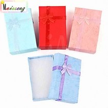 SBAKN 선물용 사각 목걸이케이스 핑크 악세사리선물상자 미니선물상자, 레드