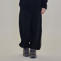 카고브로스 CB COMBINATION SWEAT JOGGER PANTS BLACK