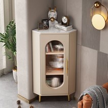 모서리 선반 코너 수납장 거실 원목 삼각 코너장 모서리장, 직접 조립, 화이트 삼각장 40cm