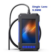 P40 3.9mm 10M 산업용 내시경 단일 및 이중 렌즈 카메라 5.5mm 8mm 1080P 4.3 quotIPS 스크린 IP68 방수 2600mAh, 03 5.5mm Rigid Cable_01 5M
