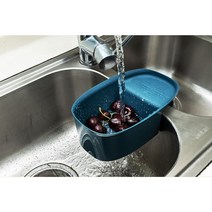 싱크대 드레인 바구니 음식물 거름망 짬통 잔반통, 민트