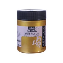 뻬베오 스튜디오 아크릴 물감 500ml, 350 Rich gold