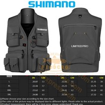 낚시조끼 바다낚시조끼 2022 shimano 낚시 조끼 빠른 건조 낚시 장비 보관 물고기 자켓 통기성 야외 멀티 포켓 반사광 조끼, xxxl, 어두운 회색