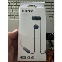 소니 WI-C100 무선 인이어 헤드폰 (블루) What A Sound For The Price !!