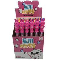 재미존 토끼 비눗방울 4종 x 6p세트, 혼합색상, 4세트