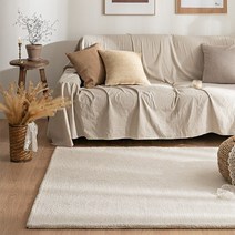 루블린 샤기러그 아이보리