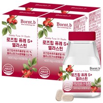 본트비 로즈힙 퓨레 엘라스틴, 4개, 60정