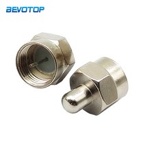 10 개/몫 75 Ohm 저항 부하 F 수 플러그 종단 더미로드 RF 커넥터 헤드 방수 바늘, 한개옵션0