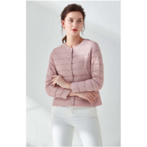 여성 경량 패딩 덕다운 여자 바람막이 숏패딩 오리털 누빔 퀼팅 점퍼 가을 겨울 3컬러