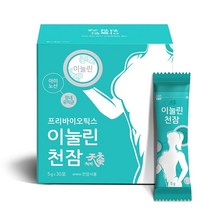 이눌린 천잠 구아검발효 미생물 프리바오틱스 프로바이오틱스 유산균, 1박스, 5g x 30포