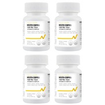 한결다움 비타민B군 비군 컴플렉스 고함량 고농축 B1 B2 B6 B12 영양제 90정, 90정 x 4개, 4개