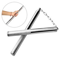 논슬립 (스텐 쌍절곤 B타입) 쌍절봉 알루미늄 메탈 쇠 호신봉 호신용 미끄럼방지 쌍절곤