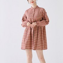체크 베이비돌 미니원피스 항아리치마 학생원피스