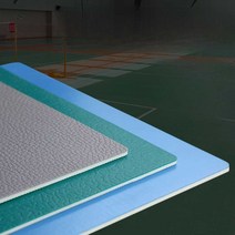 바닥 PVC 매트 작업장 대형 계단 작업장 헬스장, 폭 2m 두께 3.5mm - 레드/1m 단가