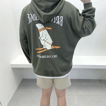 데로샵 D 스키베어 박스 후드티