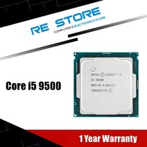중고 인텔 코어 i5 9500 3.0GHz 6 스레드 CPU 65W 9M 프로세서 LGA 1151, 한개옵션0