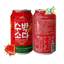 SFC 보해양조 수박소다 350ml 48개입 캔음료 과일주스카페에이드 또와몰53, 24x2B=48개입