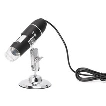 8개의 LED 라이트 USB 디지털 현미경 내시경 카메라 확대기 줌 스탠드가 있는 프로페셔널 디지털 현미경 1600X, 1개