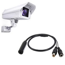 CCTV 음향 케이블 소리 음성 녹음 마이크 케이블 542mm