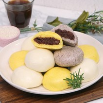 [안흥찐빵] 찐빵 3종 세트(쌀찐빵 20개+단호박쌀찐빵 20개+흑미쌀찐빵 20개), 단품