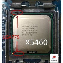 인텔 소켓 775 제온 X5460 x5460 쿼드 코어 3.16GHz 12MB 1333MHz LGA 메인 보드작동