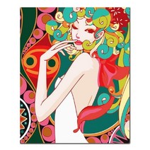 기타 바보사랑[아디코] DIY 페인팅 패션우먼 PF32 (40x50), 단품
