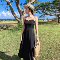 멜빵 원피스 여여름 태국풍 스커트 투어 몰디브 비치 스커트 초선 해변 바캉스