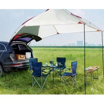 차박 텐트 그늘막 차량용 타프 어닝 차량용어닝텐트 스타렉스어닝 차량타프, 1개, 차박타프 버건디옐로우