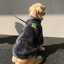 개타고니아 웰시코기옷 강아지 털옷 대형견 중형견 후리스 뽀글이, B.블랙 + 7XL(40-45kg)