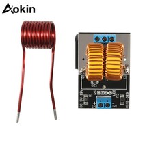 고주파가열기 미니 ZVS 인덕션 가열 보드 5-12V 120W 플라이백 드라이버 히터 DIY 쿠커 점화 코일, 한개옵션0