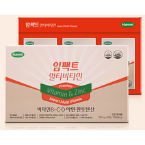 한미 임팩트 멀티비타민 500mg X 30캡슐 X 3통, 500mg +30정  3개입