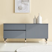 갤러리 1200 높은거실장 도어서랍형 EAN-IK017, 02.1200 도어서랍 우측 높은형, 02.다크그레이