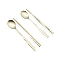 국내 티타늄 훈민정음 부부수저세트 2벌