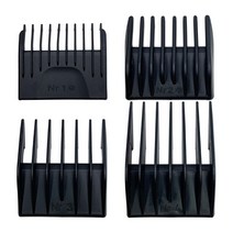 장미Moser 1400 용 4 개/대 Hair Clipper Limit Comb 교체 절단 가이드 빗, 한개옵션0