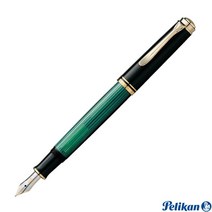 펠리컨 만년필 PELIKAN M800 그린 스트라이프 보틀 잉크 첨부, BB