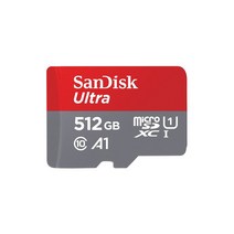 샌디스크 울트라 A1 마이크로SD 메모리카드 QUA4, 512GB
