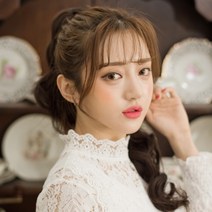 앨리스위그 묶음머리 집게 가발 벨르 포니테일가발, 1개, 4.다크브라운