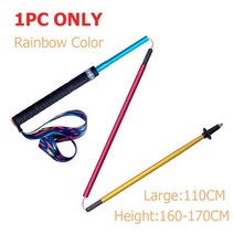 접이식등산스틱 등산스틱AONIJIE E4201 경량 접이식 퀵 록 폴 하이킹 트레일 러닝 워킹 스틱 CarbonFiber, 03 1pc 110cm Rainbow