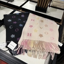 코치 COACH 스타 스트라이프 프린트 양면 머플러 울 목도리 STARS STRIPED PRINT MUFFLER 4623 호환