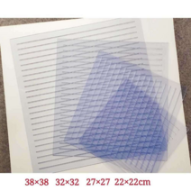 스케치 밑줄자 비율자 간격자 그리드 그림 그리드자, 1cm 줄 간격, 사각형 줄 자 38*38