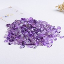 어항돌 어항 장식돌 수족관 돌 바닥재30g-50g 천연석 크리스탈 자갈 표본 전기석 아쿠아 마린 자수정 홈 데, [01] Amethyst, [02] 50g