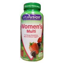 비타퓨전 우먼스 멀티비타민 내츄럴 베리 맛 220정 (구미) vitafusion Womens Multivitamin 220 Gummies, 1개