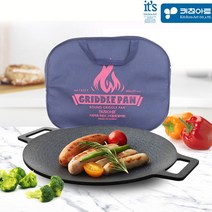 도봉물산특가_[국내산] 키친아트 라운드 가마 그리들팬_29cm 본품+가방, 도봉 쿠팡 본상품선택, 도봉 쿠팡 본상품선택