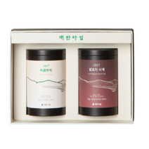 대한다업 처음딴차 50g + 발효차 사계 50g 선물세트, 1세트