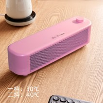 데스크탑 미니 온풍기 가정용 전기 난로 캠핑 난방기 히터 사무실 발 소형 열풍기 화장실 휴대용, 핑크 300w(1.5m전원코드)핸드워머