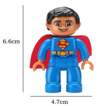 듀플로 호환 사람 피규어 블럭 피규어 63종류 모음, 59. S맨