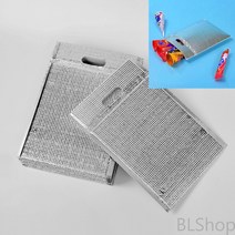 지퍼 손잡이 은박 보냉봉투 15P 25X35CM 아이스크림보냉팩 은박포장지