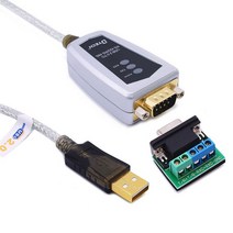DTech USB to RS422 RS485 직렬 포트 컨버터 어댑터 케이블 FTDI 칩 포함 윈도우 11 10 8 7 XP 맥 지원 - 4.6m(1.5피트), 1.5ft