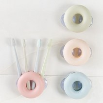 pdg# 욕실 수납장 도너츠 칫솔꽂이 칫솔걸이 인테리어 1P 식기 건조대 칫솔 선반 예쁜욕실용품, q#@상품선택@-